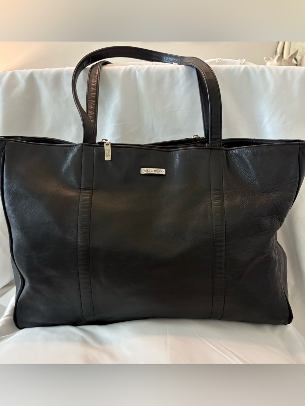 Pelle Studio Wilson’s Leather Blacker Leather Large Tote